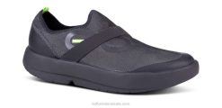 Black Gray OOFOS Men's OOmg Fibre Low Shoe 404R150