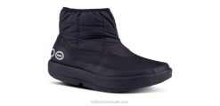 Black OOFOS Men's OOmg Low Boot 404R160