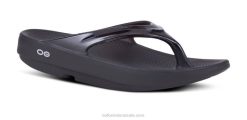 Black OOFOS Women's OOlala Sandal 404R22