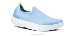 Blue Wash OOFOS Women's OOmg eeZee Low Shoe 404R75